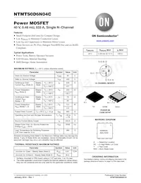 NTMTS0D6N04CTXG數據表 封面