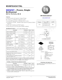 NVMFS5C677NLWFT1G數據表 封面