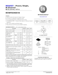 NVMFS6H801NWFT1G Datasheet Copertura