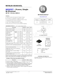 NVMJS1D5N04CLTWG Datenblatt Cover