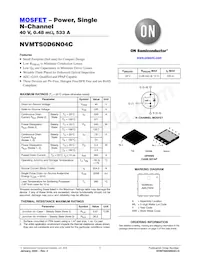 NVMTS0D6N04CTXG Datasheet Copertura