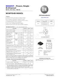 NVMYS4D1N06CLTWG Datasheet Copertura