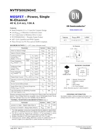 NVTFWS002N04CTAG Datasheet Copertura