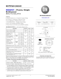 NVTFWS015N04CTAG數據表 封面