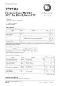 PCP1302-TD-H Datasheet Copertura