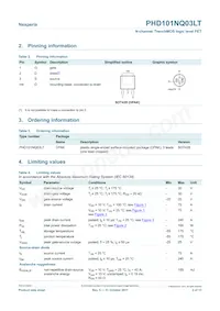 PHD101NQ03LT Datenblatt Seite 2