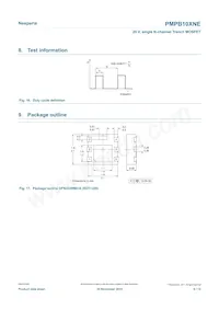 PMPB10XNE Datasheet Pagina 9