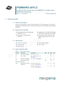 PSMN4R5-30YLC Datenblatt Cover