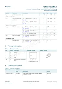PSMN5R3-25MLDX Datenblatt Seite 2