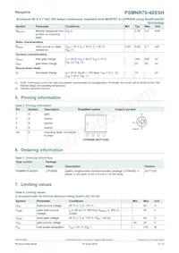 PSMNR70-40SSHJ Datasheet Pagina 2