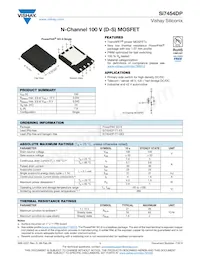 SI7454DP-T1-GE3 Datenblatt Cover