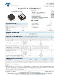 SIA108DJ-T1-GE3 Datasheet Copertura