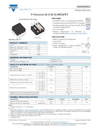 SIA483ADJ-T1-GE3數據表 封面