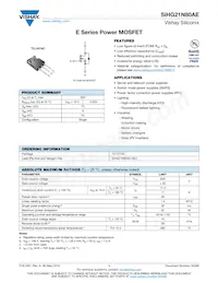 SIHG21N80AE-GE3數據表 封面