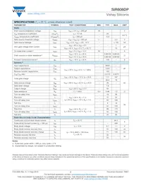 SIR608DP-T1-RE3 Datasheet Pagina 2