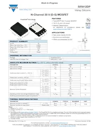 SIRA12DP-T1-GE3 Datasheet Cover
