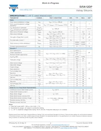 SIRA12DP-T1-GE3 Datasheet Page 2