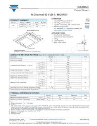 SIS488DN-T1-GE3 Datasheet Copertura