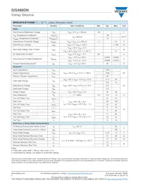 SIS488DN-T1-GE3 Datasheet Pagina 2