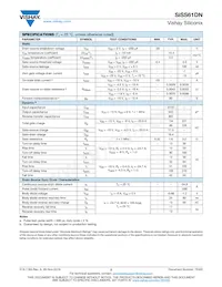 SISS61DN-T1-GE3 Datasheet Pagina 2