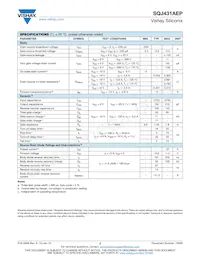 SQJ431AEP-T1_GE3 Datasheet Pagina 2