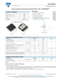 SQJ446EP-T1_GE3 Datenblatt Cover