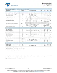 SQP50P03-07_GE3 Datasheet Page 2