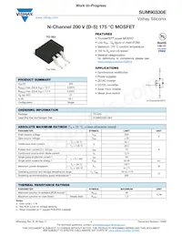 SUM90330E-GE3 Datasheet Cover
