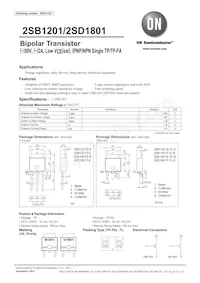 2SB1201T-E Datenblatt Cover