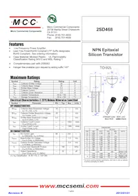 2SD468-C-AP Datasheet Copertura