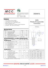 2SD667L-C-AP Datenblatt Cover