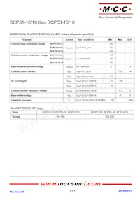 BCP53-10-TP Datasheet Pagina 2