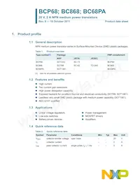 BCP68-25/ZLX Datasheet Pagina 2