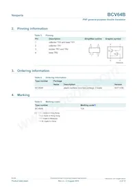 BCV64B Datasheet Pagina 2