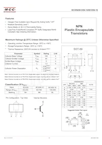 BCX56-10-TP Datasheet Copertura