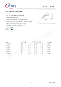 BCX5616E6327HTSA1 Datasheet Cover