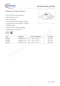 BDP950E6327HTSA1 Datasheet Copertura