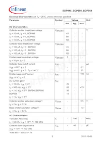 BDP950E6327HTSA1 Datasheet Pagina 3