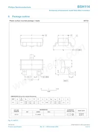 BSH114 Datasheet Pagina 10