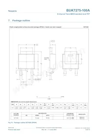 BUK7275-100A數據表 頁面 9