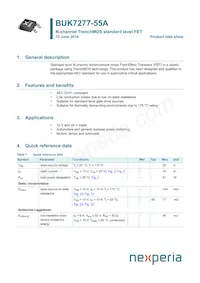 BUK7277-55A Datenblatt Cover