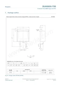 BUK9606-75B數據表 頁面 9