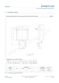 BUK9635-55A Datasheet Page 9
