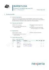 BUK9675-55A Datasheet Cover