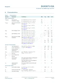 BUK9675-55A Datasheet Page 5