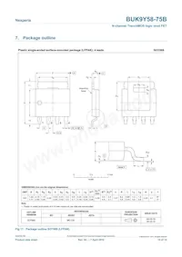 BUK9Y58-75B Datasheet Pagina 10