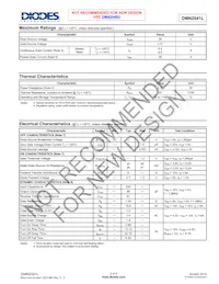 DMN2041L-7 Datasheet Page 2