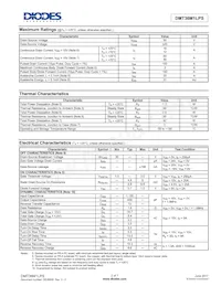 DMT36M1LPS-13數據表 頁面 2