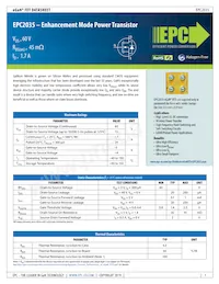 EPC2035 Datasheet Cover