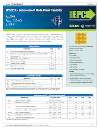 EPC2052 Datenblatt Cover